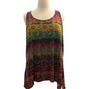 Lane Bryant Crochet Back Tank Size 22/24